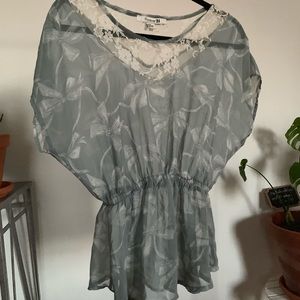 Forever 21 Boho Top (Short Sleeve Blouse)